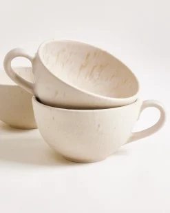 Sintra 4-Piece Set Teacup & Large Saucer classic sand