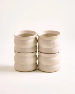 Sintra - Set of 4 cups small bubble sand