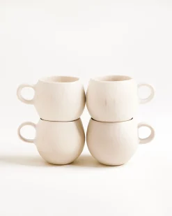 Sintra - Set of 4 mugs small sand