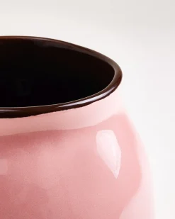 Sombra vase L pink brown