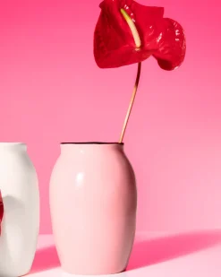 Sombra vase M pink brown