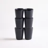 Turmalina - Set of 6 Espressocups black